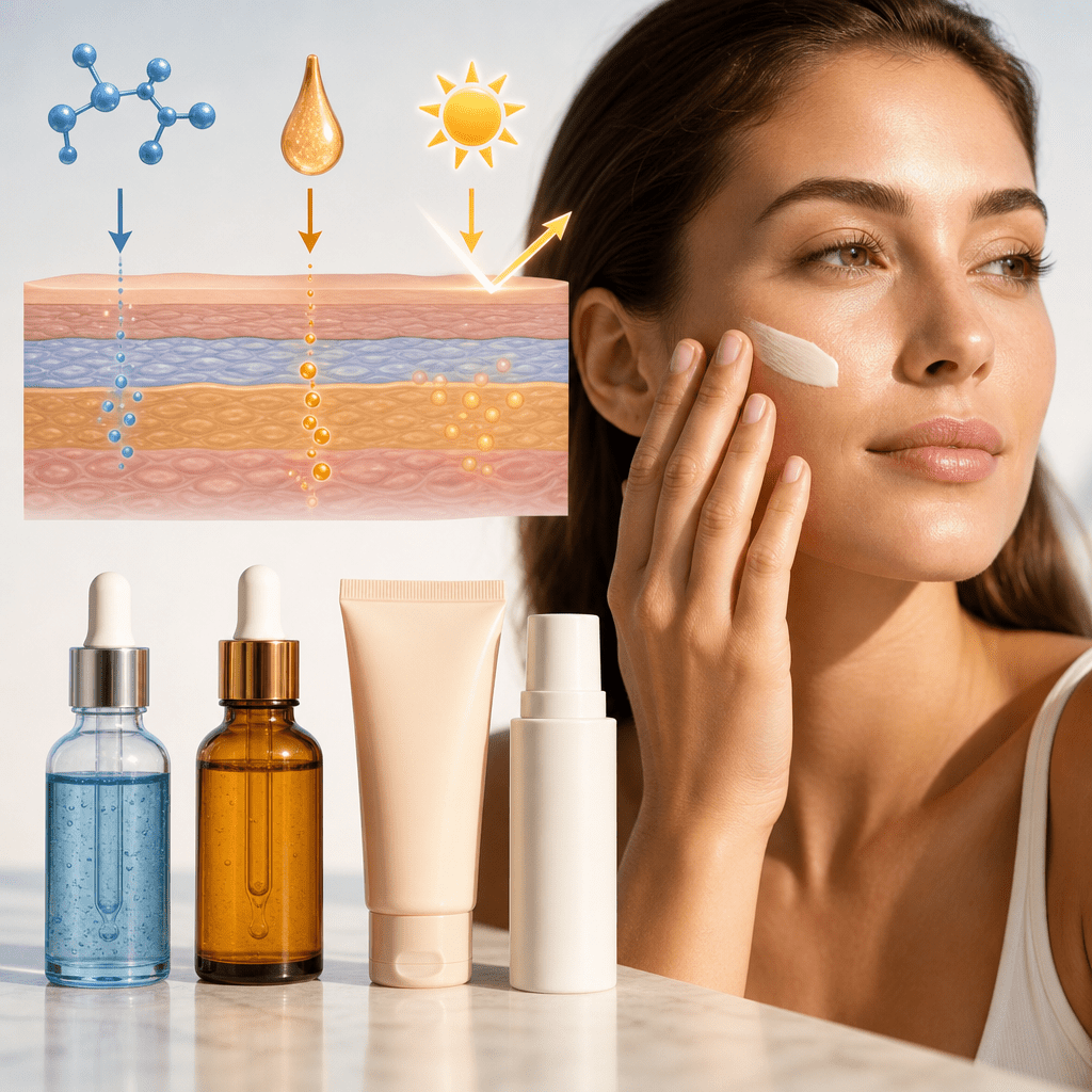 Best Way to Layer Peptides with Vitamin C and Sunscreen for Anti-Aging - Fourth Youth