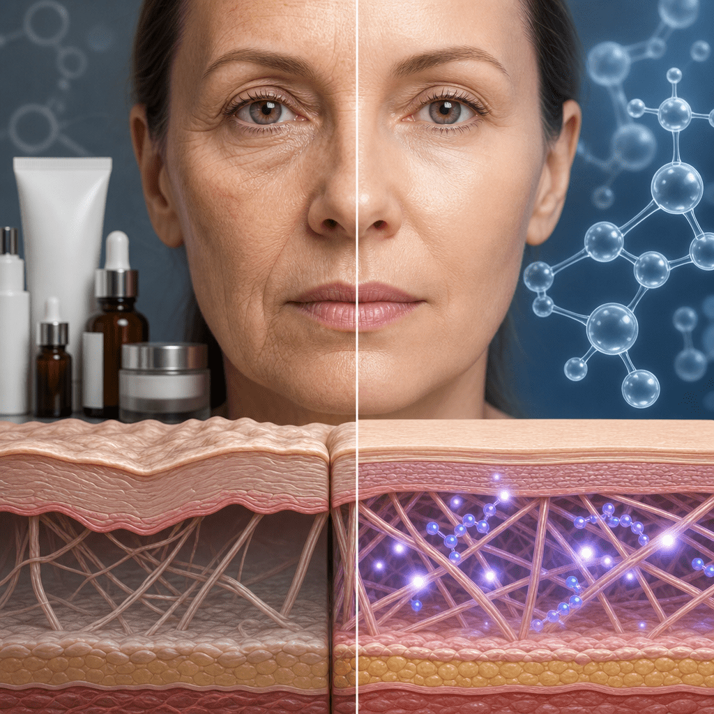 Peptide-Driven Skin Firmness vs Traditional Anti-Aging: Why Cellular Science Wins - Fourth Youth