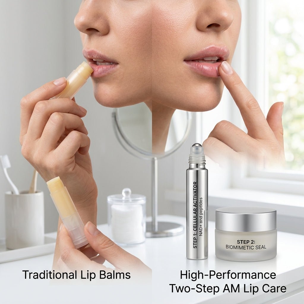 Traditional Lip Balms vs High-Performance Two-Step AM Lip Care: Which Actually Works - Fourth Youth