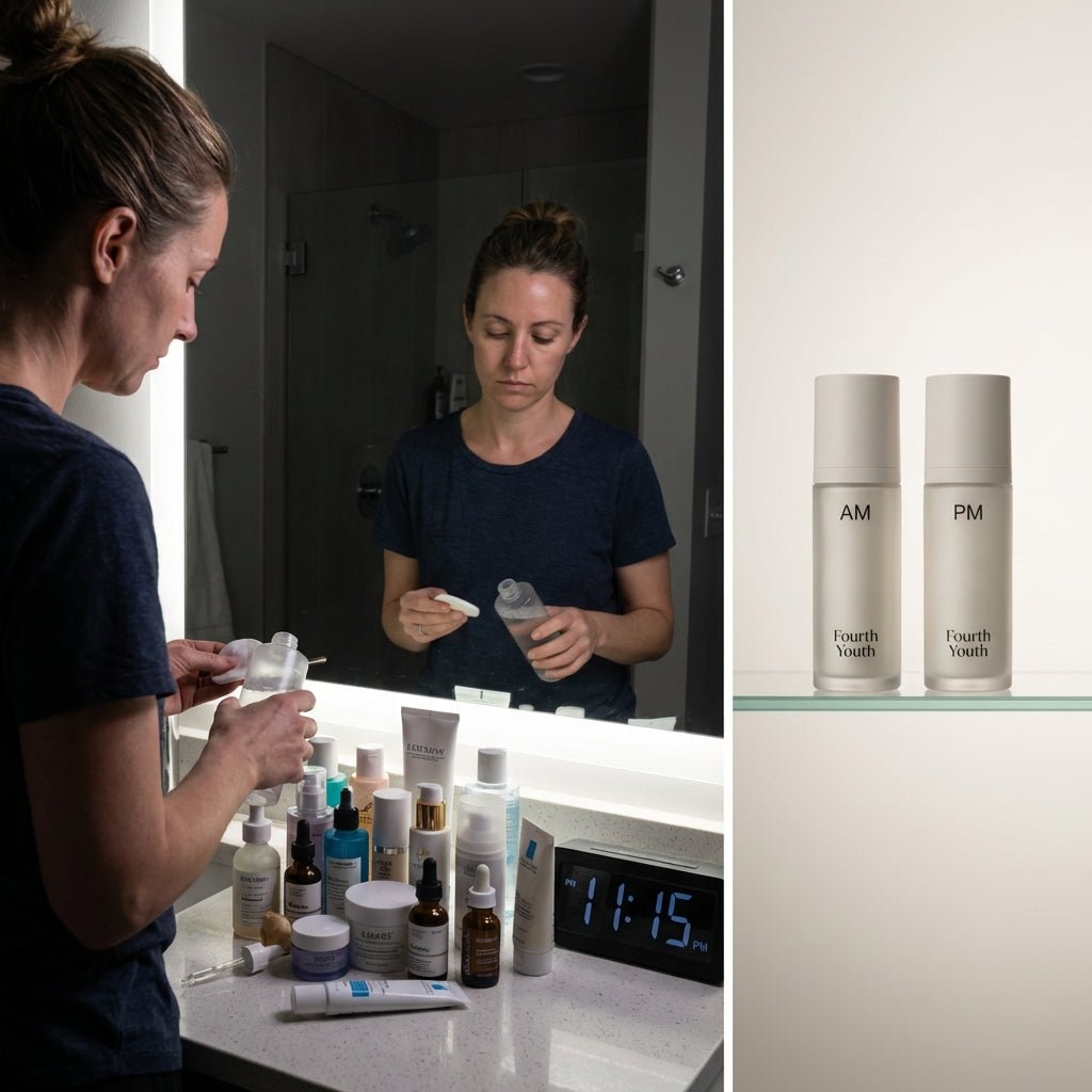 Why Our Two-Step AM/PM Routine Beats Complex Multi-Step Skincare - Fourth Youth